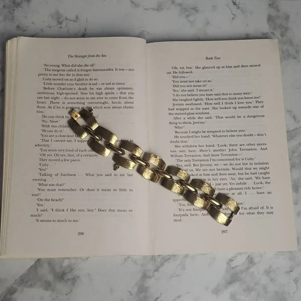 Vintage Monet Golden Bracelet